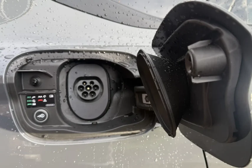 Photo of an EV car charging point